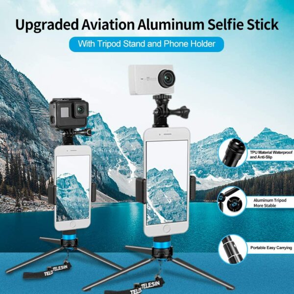 TELESIN Selfie Aluminum monopod za GoPro