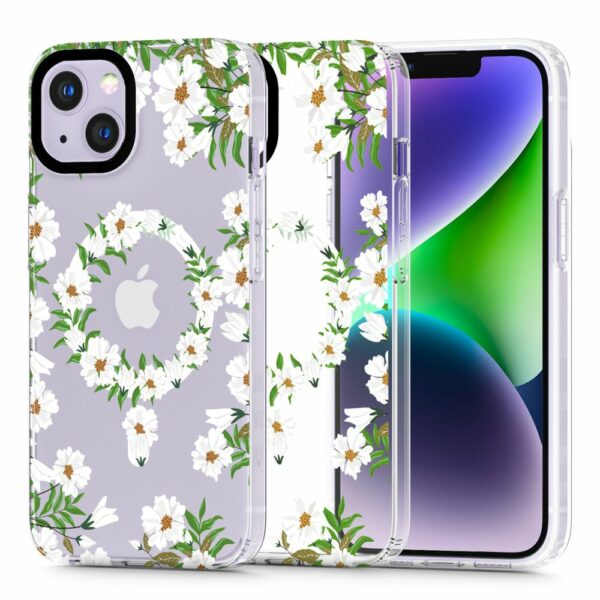 TECH-PROTECT MAGMOOD MAGSAFE maska za IPHONE 14 WHITE DAISY