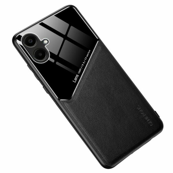 Leather Coated maska za Samsung Galaxy A06 - Black