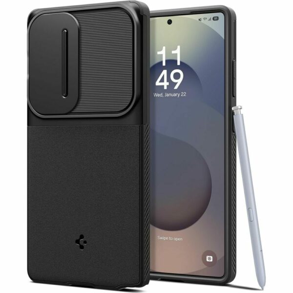 SPIGEN OPTIK ARMOR maska za GALAXY S25 ULTRA BLACK