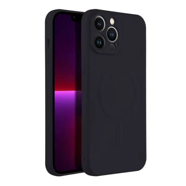 Silicone Mag Cover compatible with MagSafe maska za IPHONE 13 PRO MAX black
