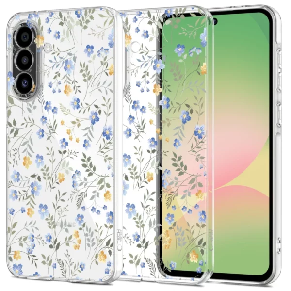 TECH-PROTECT FLEXAIR maska za GALAXY A56 5G SPRING FLOWERS
