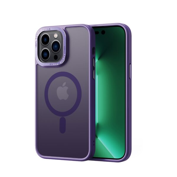ZenCase magsafe maska za iPhone 15 pro dark purple