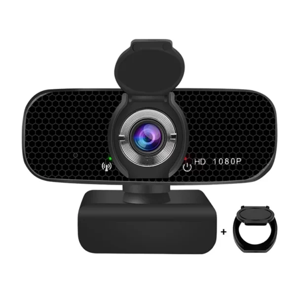1080P USB Webcam Microphone for Live Streaming Video Call Conference