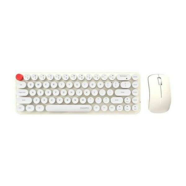 MOFII Wireless Keyboard+Mouse Bean bijelo-bež