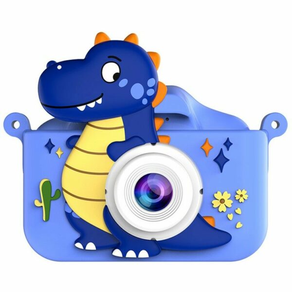 2.0 dječija kamera Cartoon Dinosaur - Blue