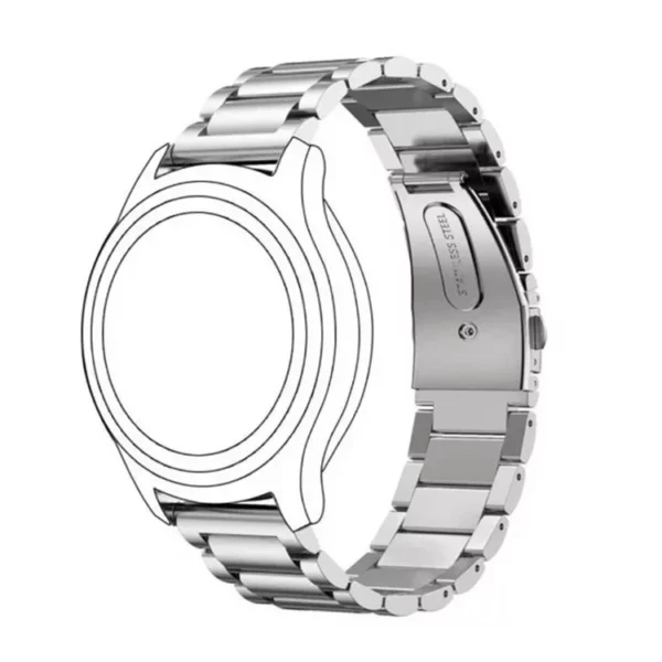 22mm Stainless narukvica za pametne satove silver