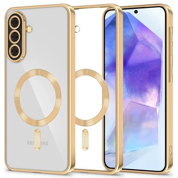 TECH-PROTECT MAGFLEX MAGSAFE maska za GALAXY A56 5G SHINY GOLD