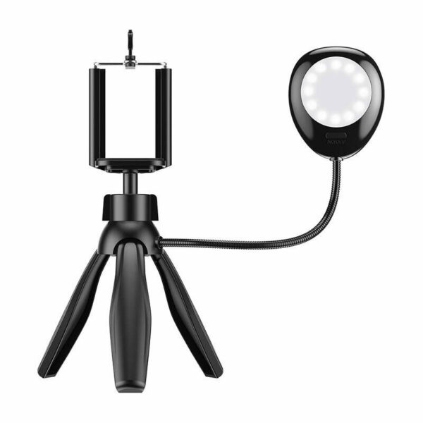 APEXEL APL-JJ21FL tripod za mobitel sa LED svjetlom crni
