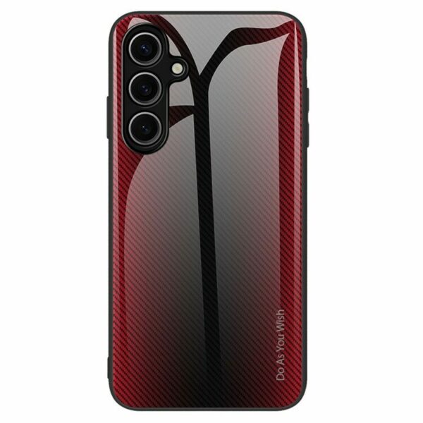 Carbon Fiber Texture maska za Samsung Galaxy A16 5G/4G Red