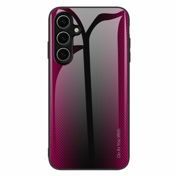 Carbon Fiber Texture maska za Samsung Galaxy S25 - Rose