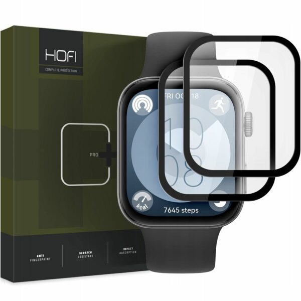 HOFI HYBRID PRO+ zaštitno staklo za 2-PACK HUAWEI WATCH FIT 3 BLACK