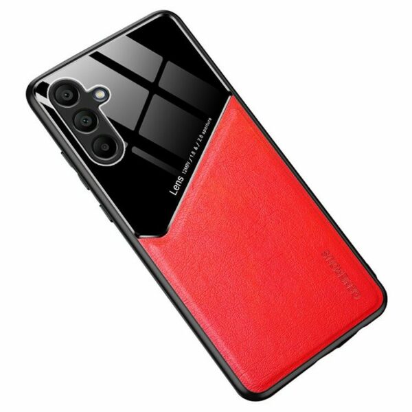 Leather Coated maska za Samsung Galaxy A16 5G / A16 4G  - Red