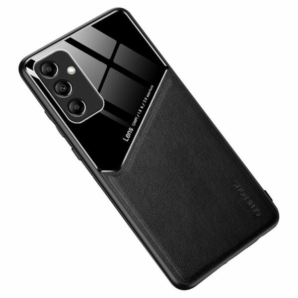 Leather Coated maska za Samsung Galaxy S25+ Black