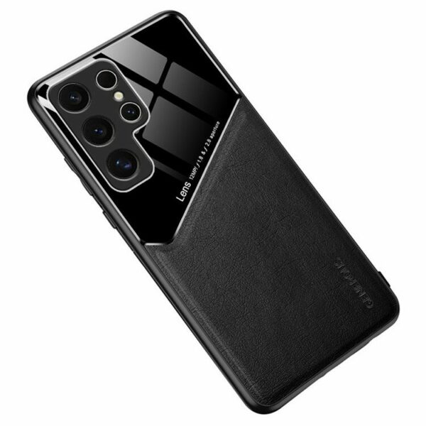 Leather Coated maska za Samsung Galaxy A36 5G - Black