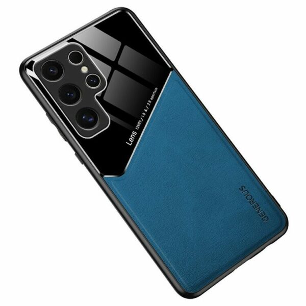 Leather Coated maska za Samsung Galaxy A36 5G - Blue