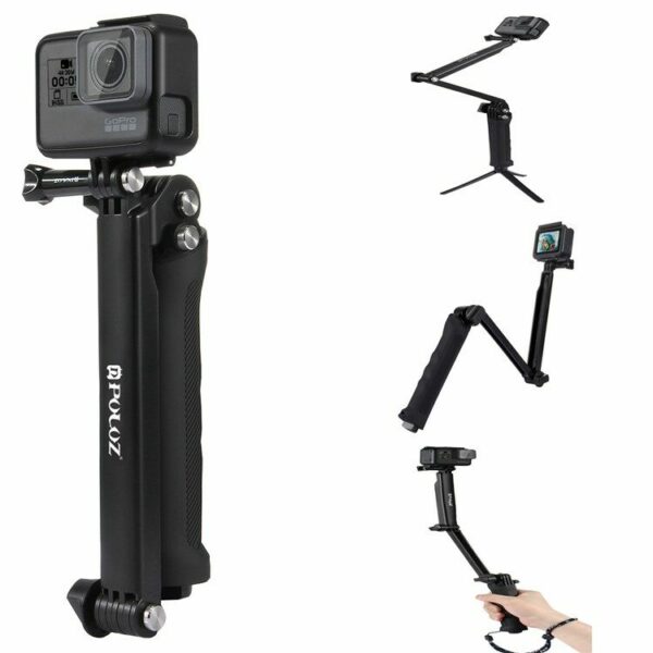 PULUZ 3-Way Grip Selfie-stick Monopod Tripod za kamere