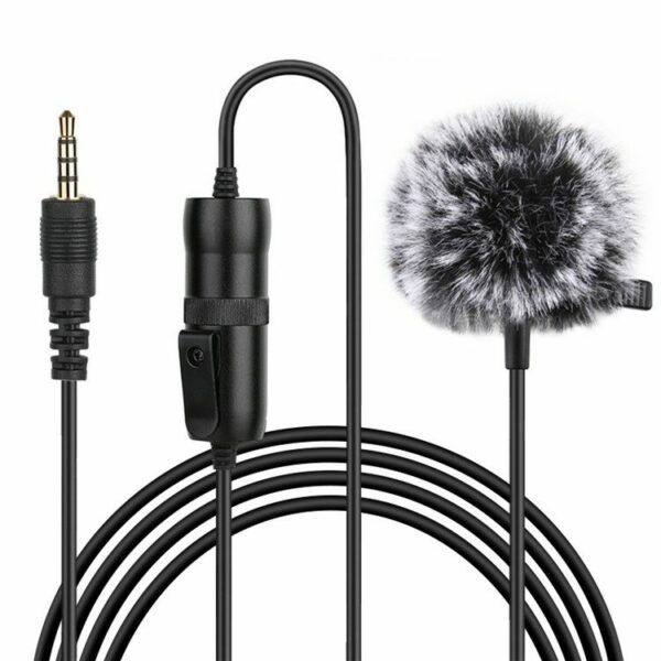 PULUZ PU427 M1 6m 3.5mm Lavalier mikrofon
