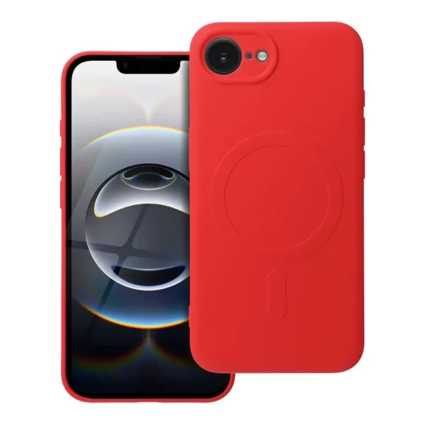 SILICONE MAG COVER MagSafe maska za IPHONE 16e red