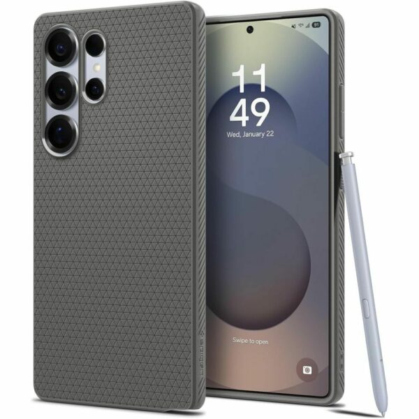 SPIGEN LIQUID AIR maska za GALAXY S25 ULTRA MARBLE GREY