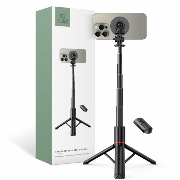 TECH-PROTECT L06S MAGSAFE BLUETOOTH SELFIE STICK TRIPOD BLACK