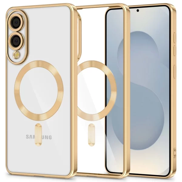 TECH-PROTECT MAGFLEX MAGSAFE maska za GALAXY S25 EDGE SHINY GOLD
