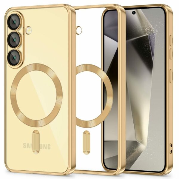 TECH-PROTECT MAGFLEX MAGSAFE maska za GALAXY S25 SHINY GOLD