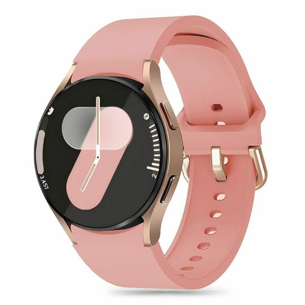 TECH-PROTECT SILICONE narukvica za SAMSUNG GALAXY WATCH 4 / 5 / 5 PRO / 6 / 7 / FE DUSTY PINK
