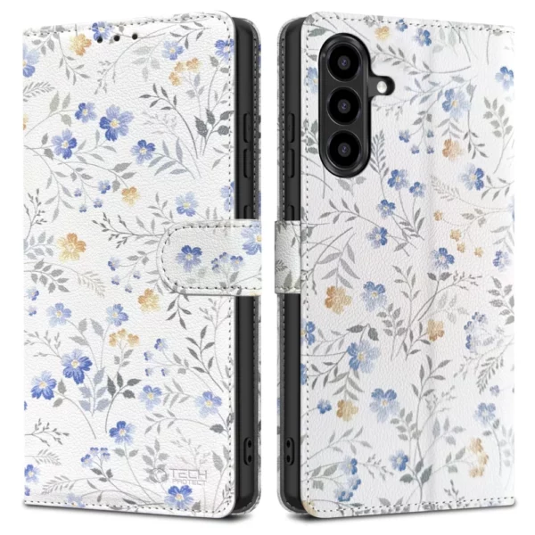 TECH-PROTECT WALLET futrola za GALAXY A56 5G SPRING FLOWERS