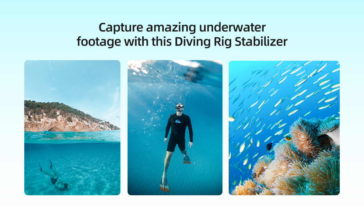TELESIN Diving Rig Stabilizer Set for Hero Dome Port