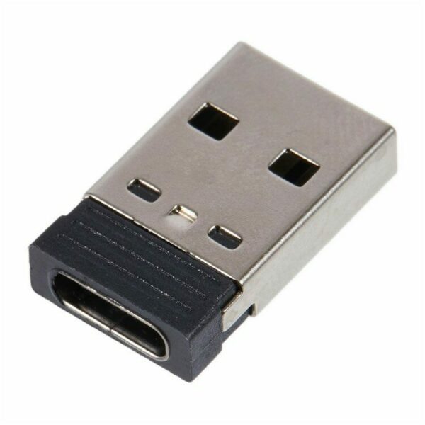 UC-167-BK 5Pcs USB-C Female to USB-A 2.0 Male 480Mbps Data Transfer Adapter