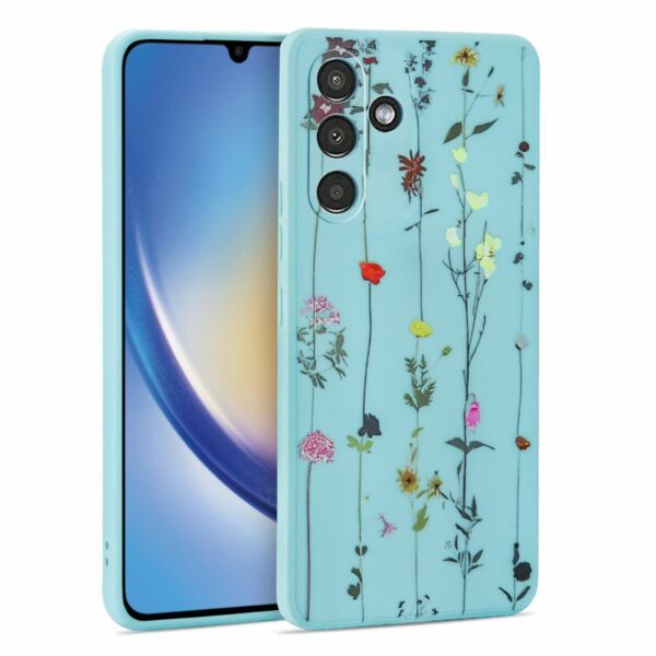 TECH-PROTECT MOOD maska za GALAXY A34 5G GARDEN BLUE
