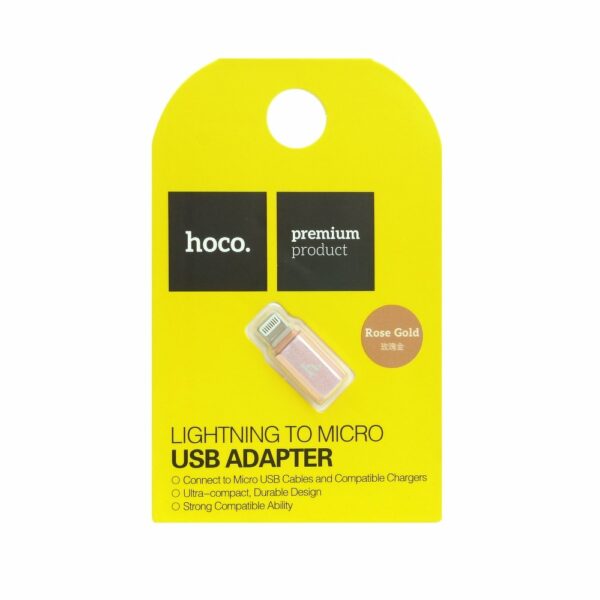 HOCO Micro USB to Lightning konektor