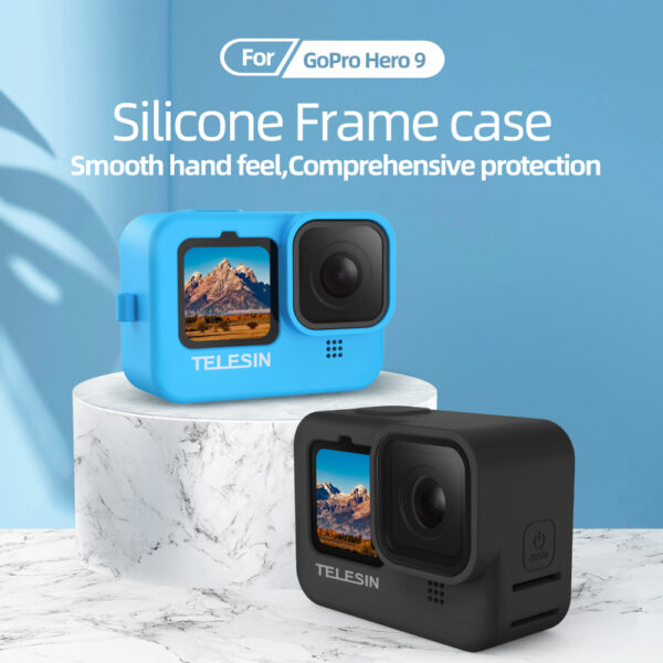 Telesin silikonska maska za GoPro Hero 9 crna boja