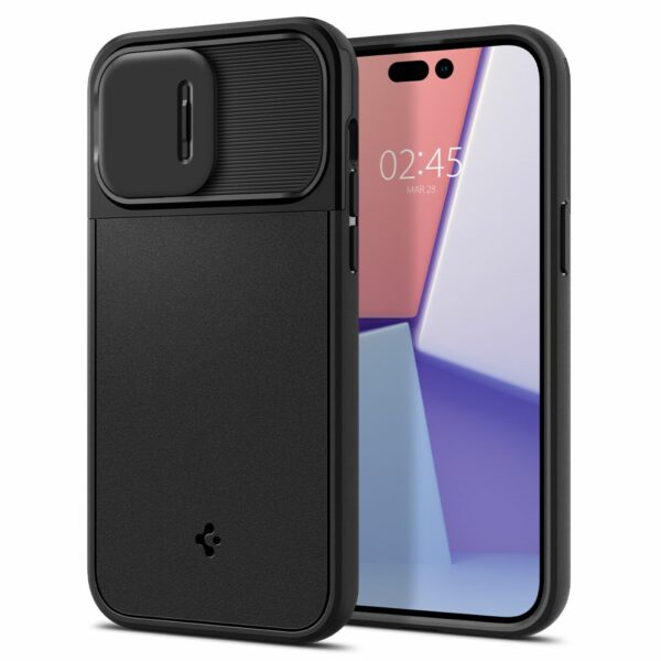 SPIGEN OPTIK ARMOR MAGSAFE maska za IPHONE 14 PRO BLACK
