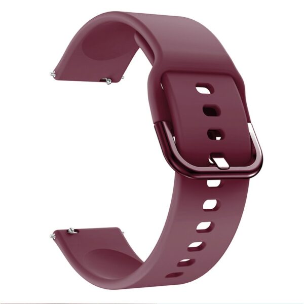 20mm silikonska narukvica za pametni sat - Wine Red