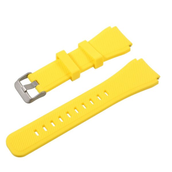 22mm silikonska narukvica za pametni sat - Yellow