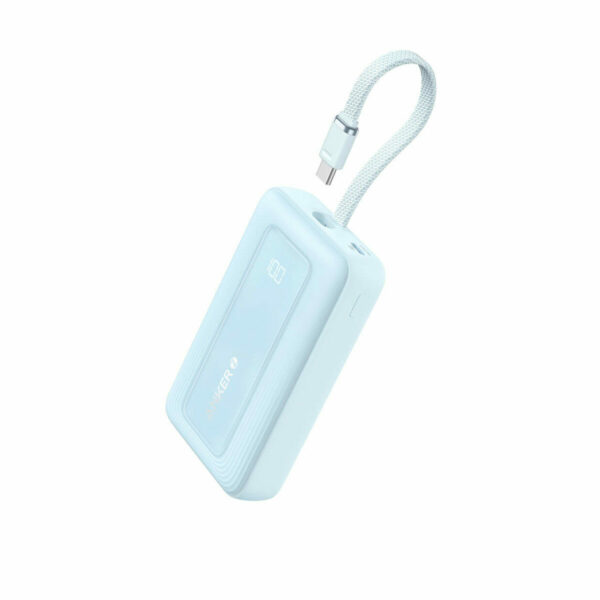 Anker Zolo Powerbank 20000 mAh, 30W sa ugrađenim USB-C kablom, plava
