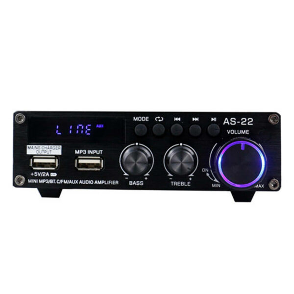 Blitzwolf AS-22 audio pojačalo 45W Bluetooth 5.0 (crno)
