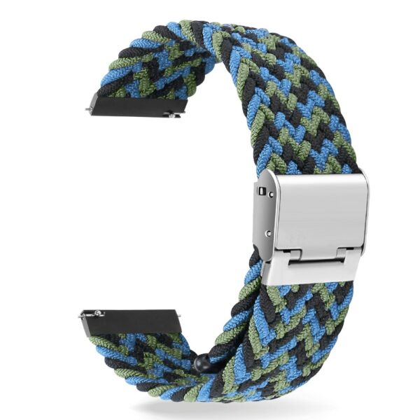 Braided Nylon 22mm narukvica - Blue Camouflage