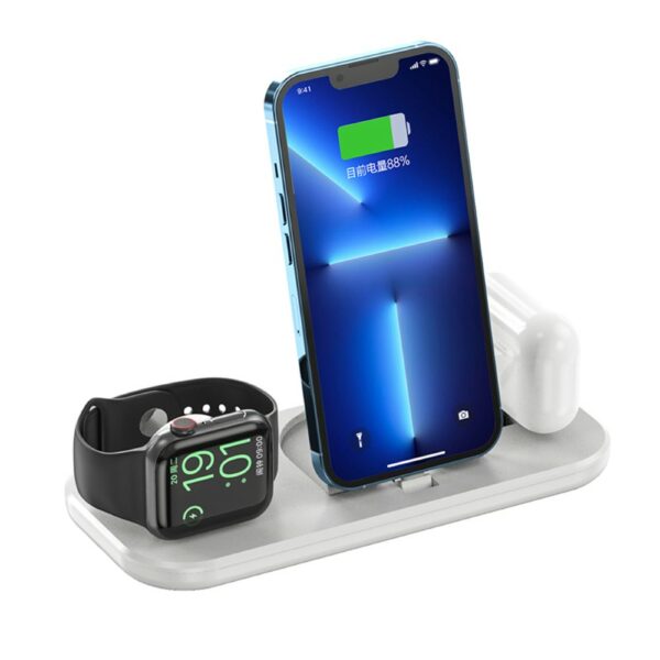 JJT-A32 3 in 1 Wireless Charger White
