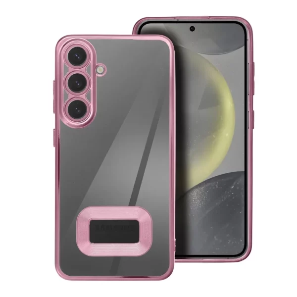 Maska GLAM za SAMSUNG S25 Ultra rose pink