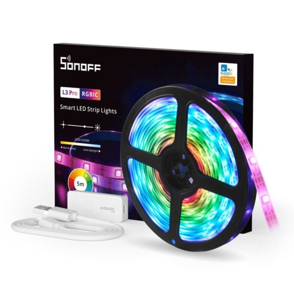 SONOFF Pametna LED traka 5M, RGBIC
