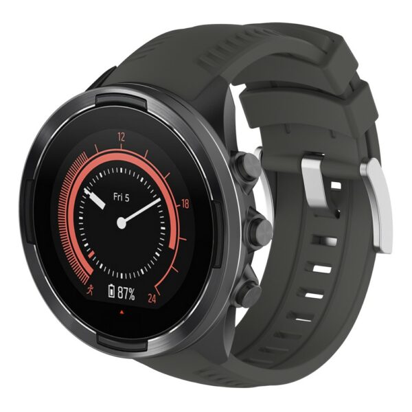 Silikonska narukvica Length: 131.2 + 98.4mm za Suunto 9 -Grey