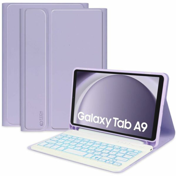 TECH-PROTECT futrola + KEYBOARD za GALAXY TAB A9 8.7 X110 / X115 VIOLET