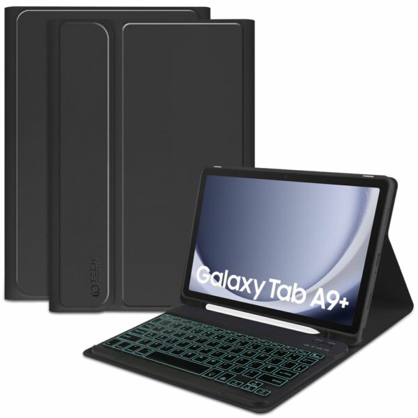 TECH-PROTECT futrola + KEYBOARD za GALAXY TAB A9+ PLUS 11.0 X210 / X215 / X216 BLACK
