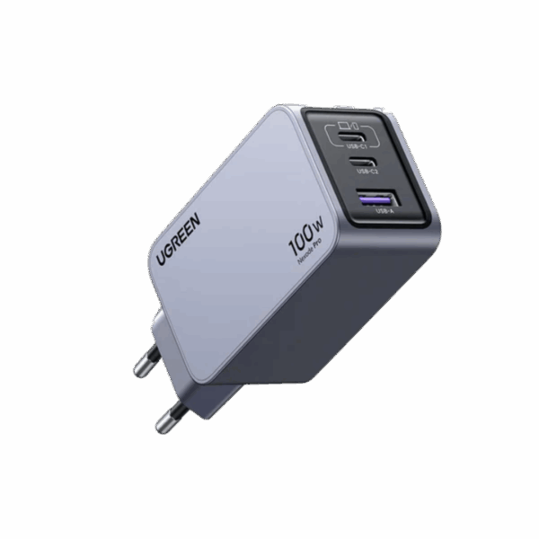 Ugreen Nexode Pro 100W 3-Port GaN USB punjač sa kablom 1.5M 100W USB-C