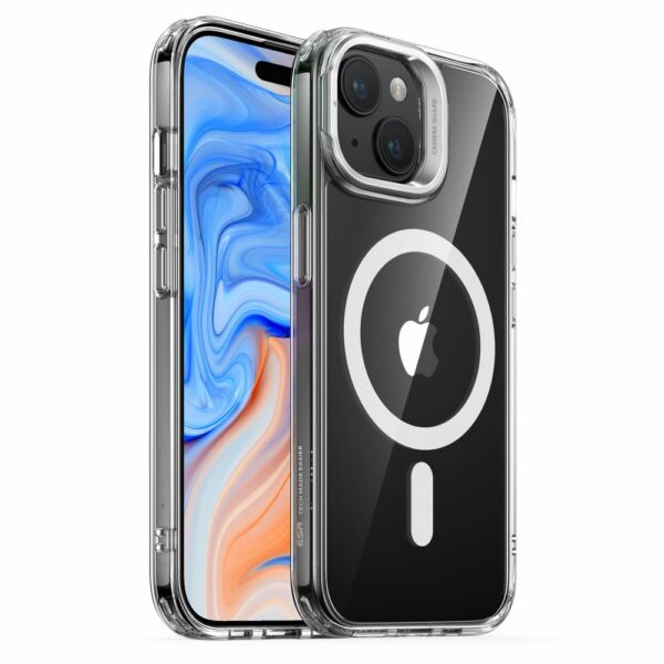 ESR CLASSIC KICKSTAND HALOLOCK MAGSAFE maska za IPHONE 15 PLUS CLEAR