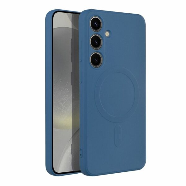 Silicone Mag Cover compatible with MagSafe maska za SAMSUNG S24 PLUS blue