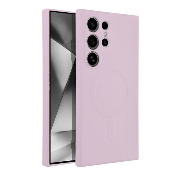 Silicone Mag Cover compatible with MagSafe maska za SAMSUNG S24 ULTRA pink